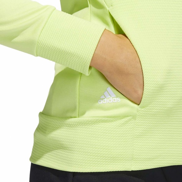 Adidas Textured Full-zip Golf Jacket - Picture 2 of 8